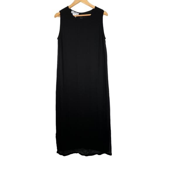 The Daily Planet Black Viscose Sleeveless Maxi Dress - Picture 1 of 10